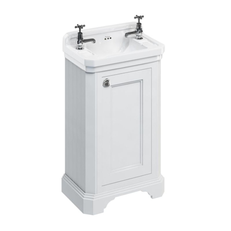 Burlington Cloakroom Vanity Unit, Basin with Door